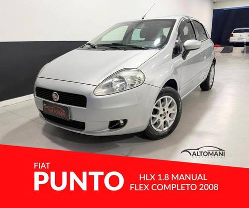FIAT PUNTO 1.8 HLX 8V FLEX 4P MANUAL FIAT PUNTO 1.8 HLX 8V FLEX 4P MANUAL